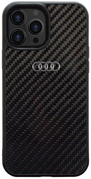 Levně Kryt Audi Carbon Fiber iPhone 13 Pro 6.1" black hardcase AU-TPUPCIP13P-R8/D2-BK (AU-TPUPCIP13P-R8/D2-BK)