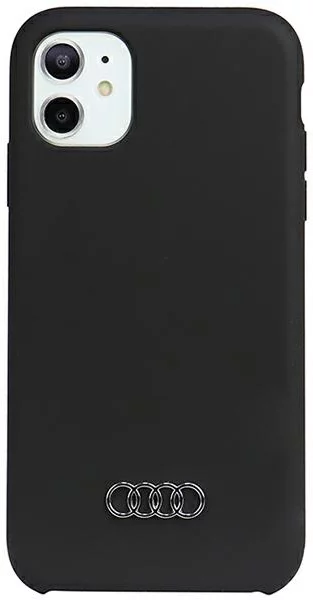 Levně Kryt Audi Silicone Case iPhone 11 / Xr 6.1" black hardcase AU-LSRIP11-Q3/D1-BK (AU-LSRIP11-Q3/D1-BK)