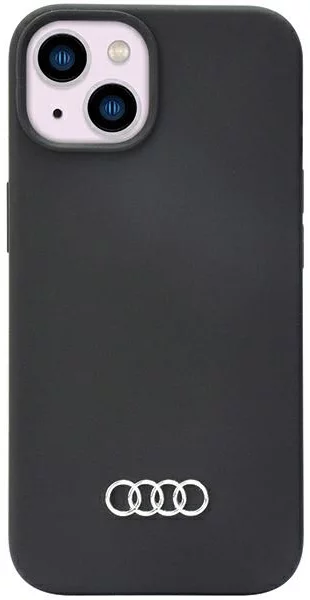 Case Audi Silicone Case iPhone 14 6.1 black hardcase AU-LSRIP14