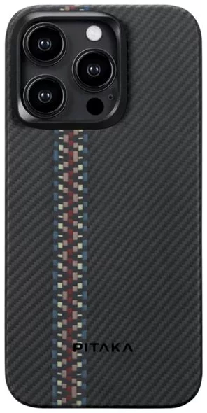 Levně Kryt Pitaka Fusion Weaving MagEZ 4 600D, rhapsody - iPhone 15 Pro (FR1501P)