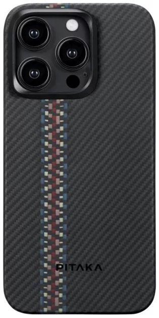 Levně Kryt Pitaka Fusion Weaving MagEZ 4 600D, rhapsody - iPhone 15 Pro Max (FR1501PM)