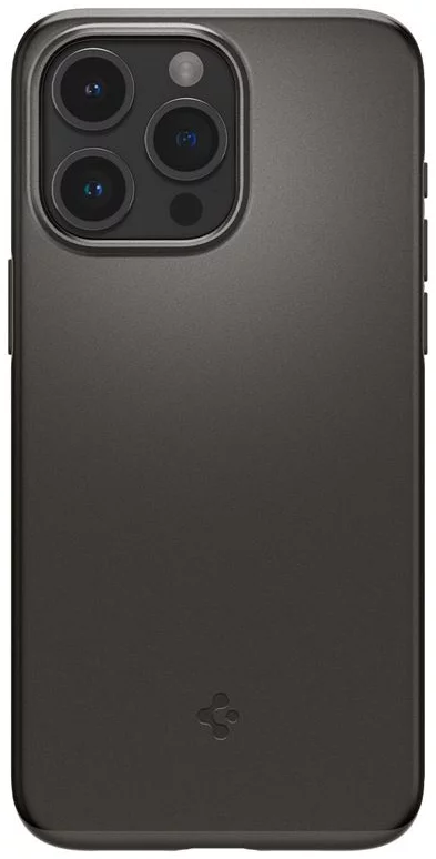 Funda Spigen Thin Fit, gunmetal - iPhone 15 Pro Max (ACS06545)