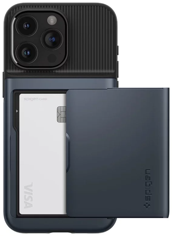 Case Spigen Slim Armor CS, metal slate iPhone 15 Pro (ACS06730)