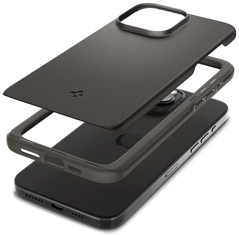 Spigen Slim Armour Fit with MagSafe for iPhone 15 Pro - Gunmetal