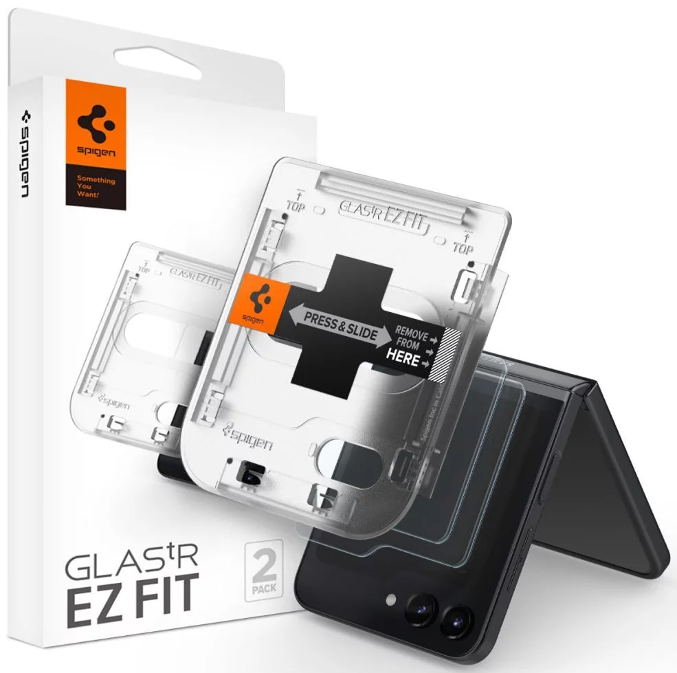Ochranné sklo Spigen Glass tR EZ Fit Cover 2 Pack Transparency - Samsung Galaxy Z Fold5 (AGL06525)