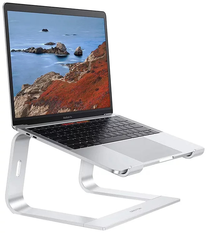 Levně Adjustable Laptop Stand OMOTON L2 (Silver)