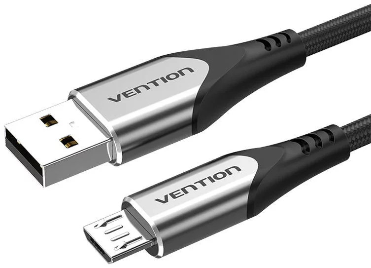 E-shop Kábel USB 2.0 cable to Micro-B USB Vention COAHF 1m (Gray)