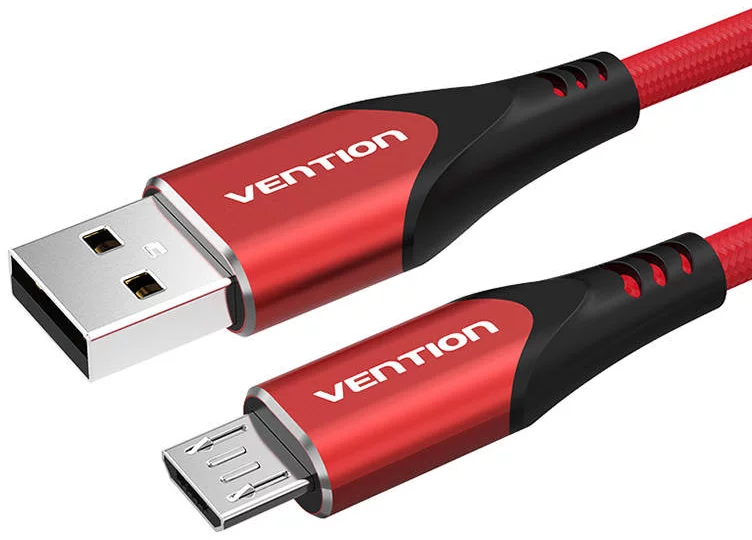 Kábel Kabel USB 2.0 do Micro-B USB Vention COARG 1.5m (Red)