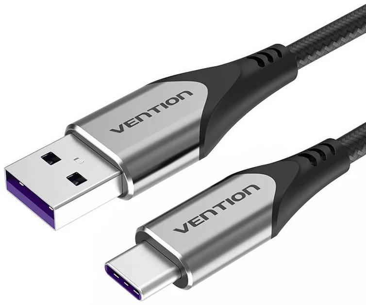 Kábel Cable USB-C to USB 2.0 Vention COFHD, FC 0.5m (grey)
