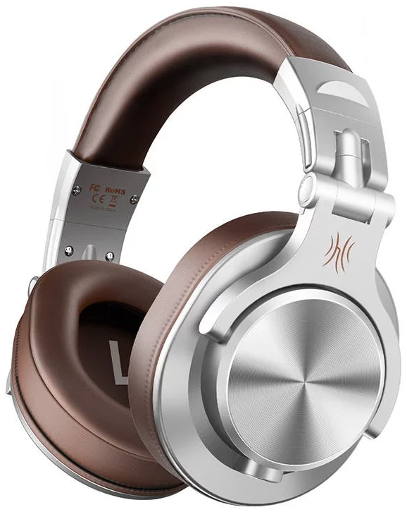Levně Sluchátka Headphones OneOdio A71 brown silver
