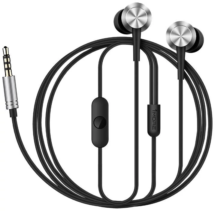 E-shop Slúchadlá Wired earphones 1MORE Piston Fit (silver)