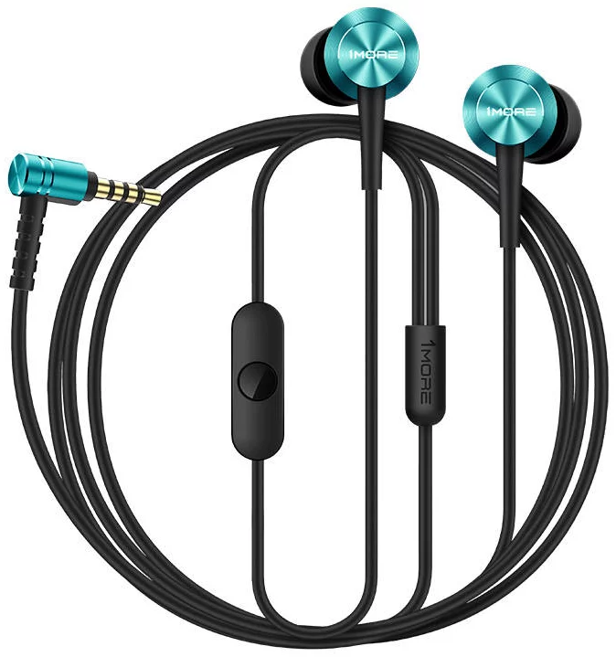 Sluchátka Wired earphones 1MORE Piston Fit (blue)