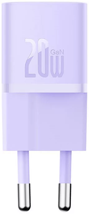 Nabíječka Mini wall charger Baseus GaN5 20W (purple)