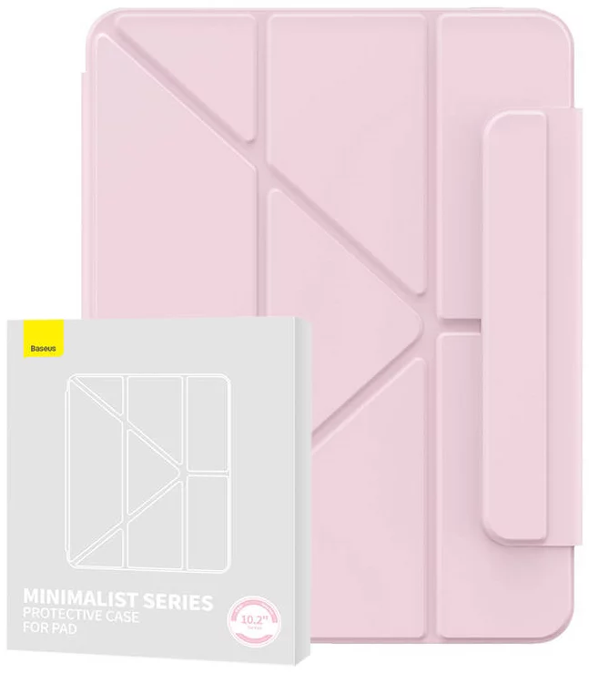Levně Pouzdro Magnetic Case Baseus Minimalist for iPad 10.2″ (2019/2020/2021) (baby pink)