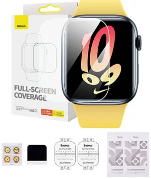 Baseus 40mm Schutzfolie für AP Watch 4/5/6/SE/SE 2, transparent  