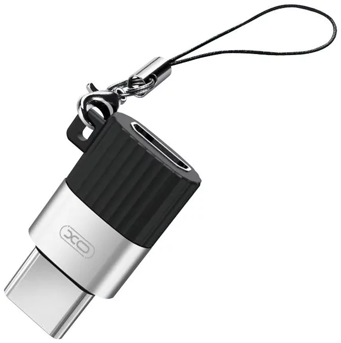 Levně Adapter Adapter micro USB do USB-C XO NB149-A (black)
