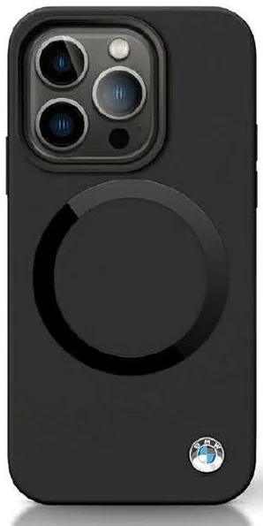 E-shop Kryt BMW BMHMP14LSILBK2 iPhone 14 Pro 6.1" black Signature Liquid Silicone MagSafe (BMHMP14LSILBK2)