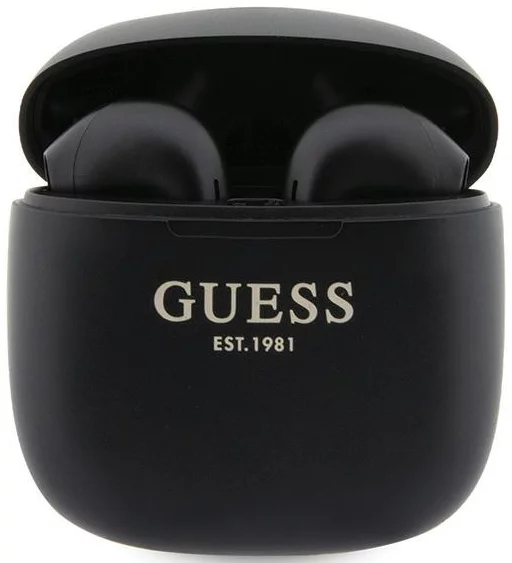 Slúchadlá Guess GUTWST26PSK TWS Bluetooth Headphones + Black Classic EST Logo Docking Station (GUTWST26PSK)