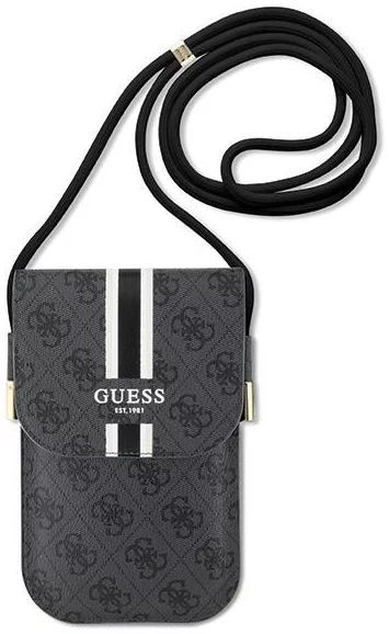 Pouzdro Guess Handbag GUOWBP4RPSK black 4G Stripes (GUOWBP4RPSK)