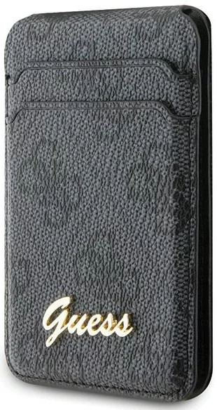 Peňaženka Guess Wallet Card Slot Stand GUWMSHG4SHK black MagSafe 4G Classic Logo (GUWMSHG4SHK)