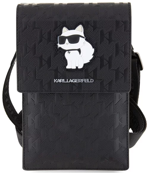 Karl Lagerfeld Bag KLWBSAKHPCK noir Saffiano Monogram Choupette