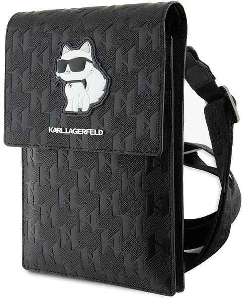 Púzdro Karl Lagerfeld Bag KLWBSAKHPCK black Saffiano Monogram Choupette (KLWBSAKHPCK)