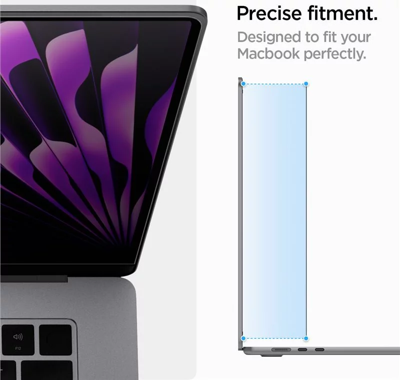 Tempered Glass Spigen SafeView Privacy Filter Pack MacBook Air