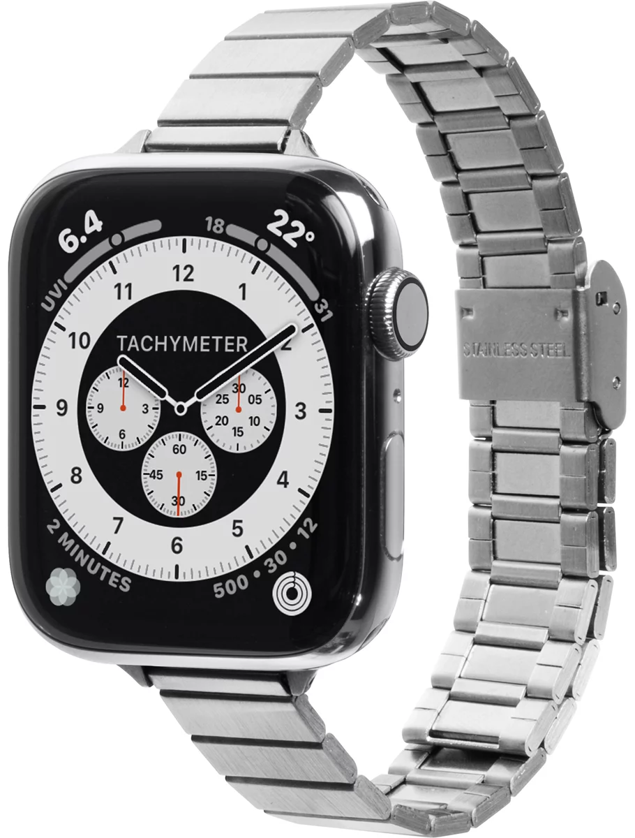 Remienok Laut Links Petite for Apple Watch 38/40/41 silver colored (L_AWS_LP_SL)