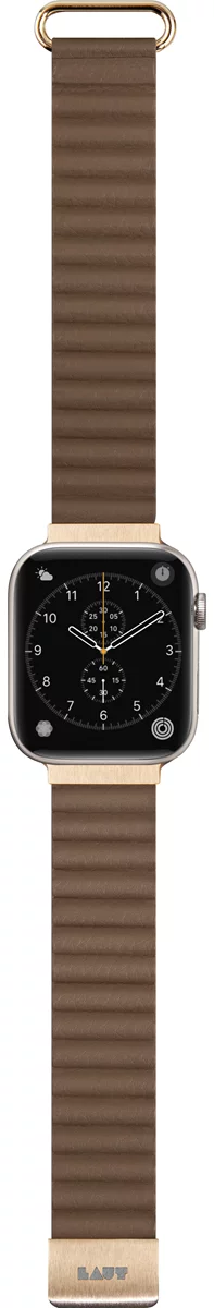 Levně Řemínek Laut Novilux for Apple Watch 42/44/45/49 sepia brown (L_AWL_NL_BR)