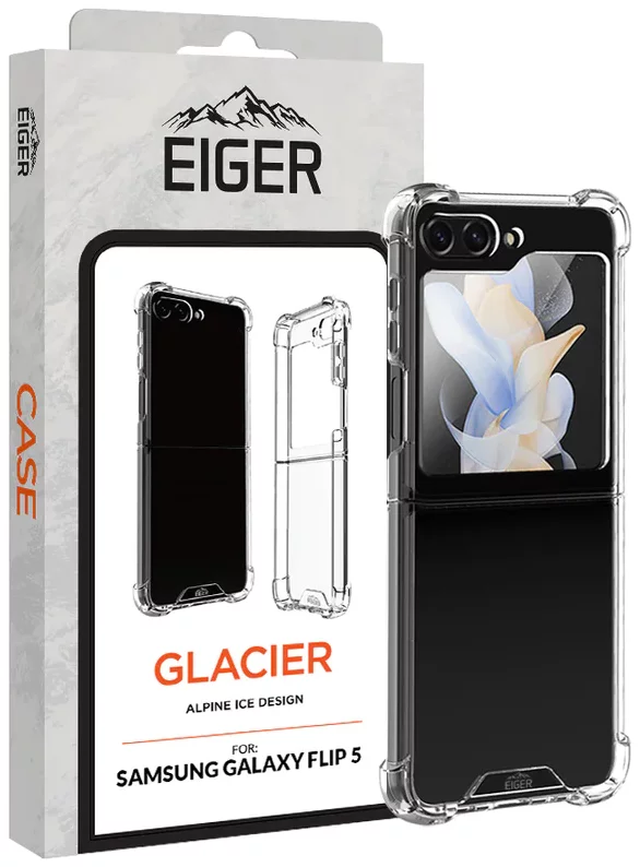 Levně Kryt Eiger FLIP Glacier Case for Samsung Galaxy Flip 5 in Clear