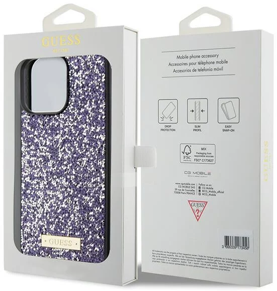 Protection Pour Téléphone Portable Celly Iphone 15 Pro Max Violet  Transparent