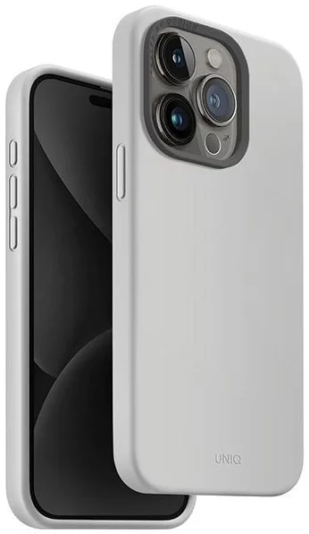 Levně Kryt UNIQ case Lino Hue iPhone 15 Pro 6.1" Magclick Charging light grey (UNIQ-IP6.1P(2023)-LINOHMCGRY)