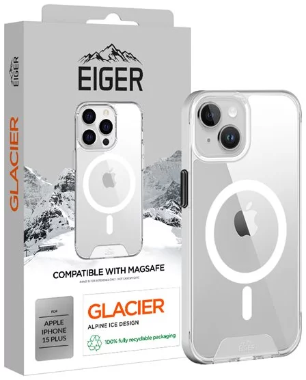 E-shop Kryt Eiger Glacier Magsafe Case for Apple iPhone 15 Plus in Clear
