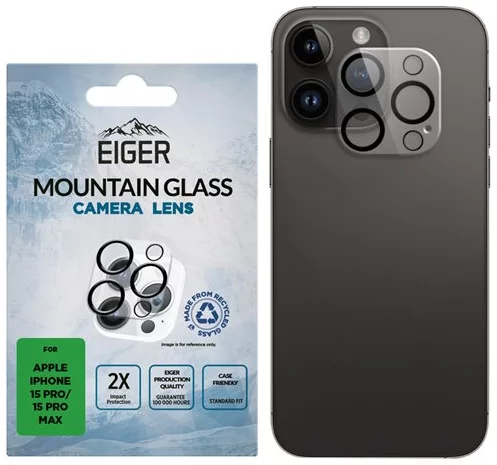 Ochranné sklo Eiger Mountain Glass LENS for Apple iPhone 15 Pro / 15 Pro Max
