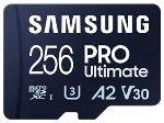 Levně Paměťová karta Samsung micro SDXC 256GB PRO Ultimate +USB adaptér