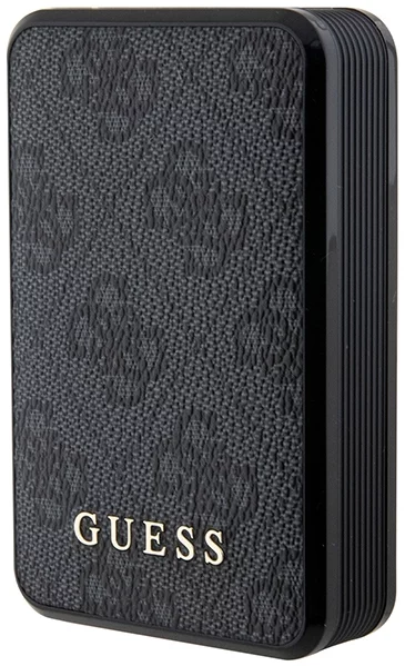 Nabíječka Guess Powerbank 18W GUPB10DP4GEGK 10000mAh black 4G Leather Metal Logo (GUPB10DP4GEGK)