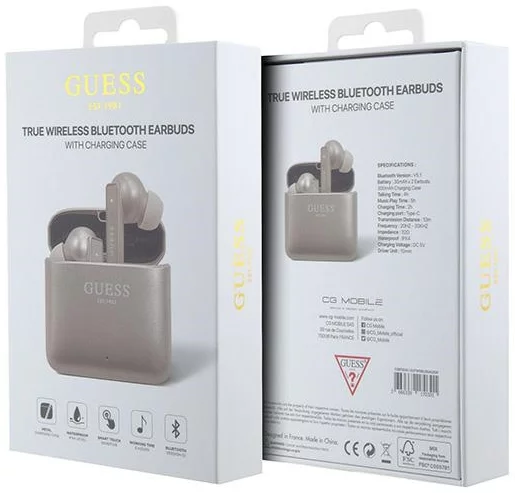 Guess Bluetooth headphones GUTWSSU20ALEGP TWS docking station
