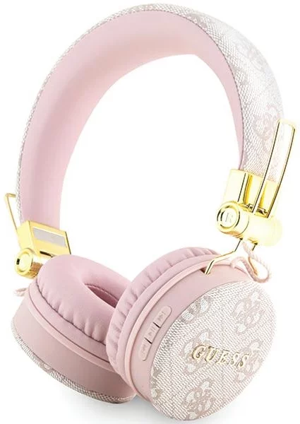 Levně Sluchátka Guess Bluetooth in-ear headphones GUBH704GEMP pink 4G metal logo (GUBH704GEMP)