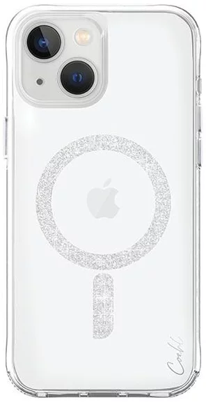 Levně Kryt UNIQ case Coehl Glace iPhone 15 6.1" Magnetic Charging sparkling silver (UNIQ-IP6.1(2023)-GLCMSPSIL)