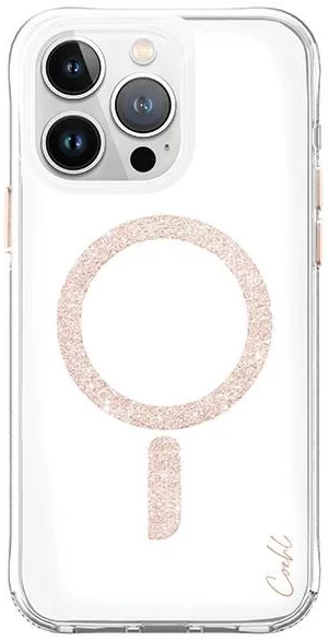 Levně Kryt UNIQ case Coehl Glace iPhone 15 Pro Max 6.7" Magnetic Charging rose gold (UNIQ-IP6.7P(2023)-GLCMRGLD)