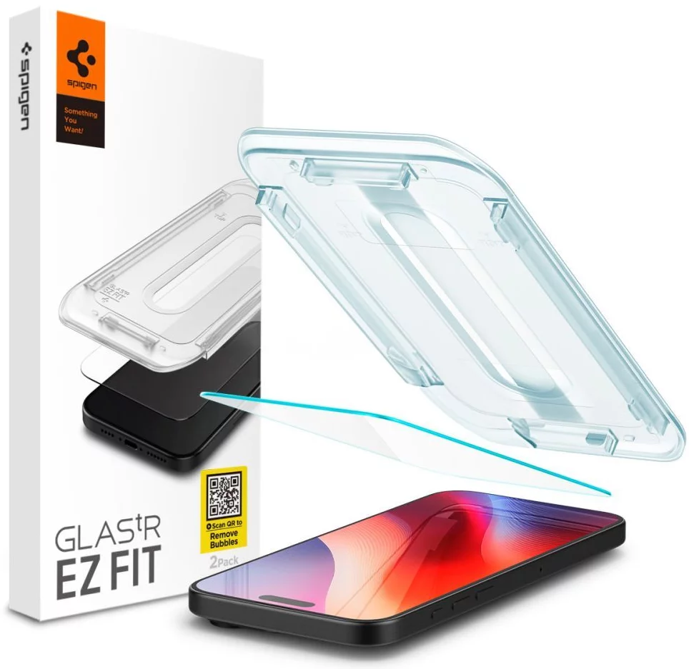 Ochranné sklo SPIGEN GLAS.TR ”EZ FIT” IPHONE 15 CLEAR (AGL06907)