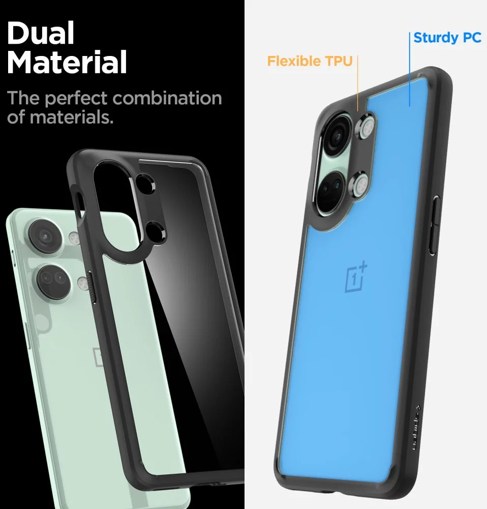 Case SPIGEN ULTRA HYBRID ONEPLUS NORD 5G MATTE BLACK (ACS05198)