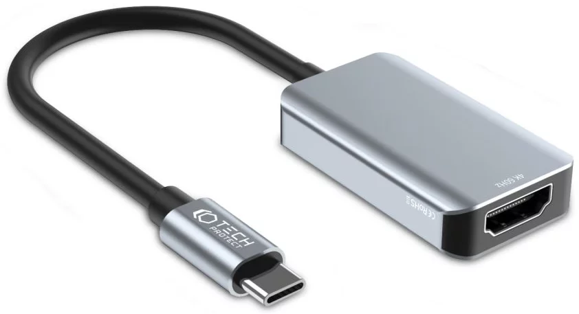 E-shop Adaptér TECH-PROTECT ULTRABOOST ADAPTER TYPE-C TO HDMI 4K 60HZ BLACK (9490713934746)
