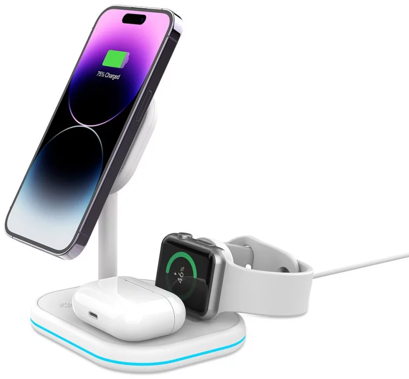 TECH-PROTECT QI15W-A27 3IN1 MAGNETIC MAGSAFE WIRELESS CHARGER