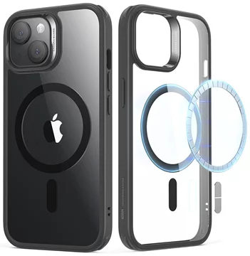 ESR CH HALOLOCK MAGSAFE etui iPhone 15 przezroczysty/czarny (4894240177976)  