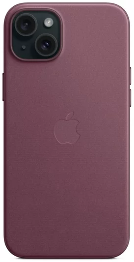 Levně Kryt Apple iPhone 15+ FineWoven Case with MS - Mulberry