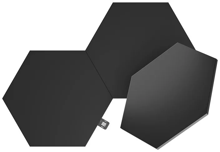 Levně Nanoleaf Shapes Black Hexagons Expansion Pack 3PK (NL42-0101HX-3PK)