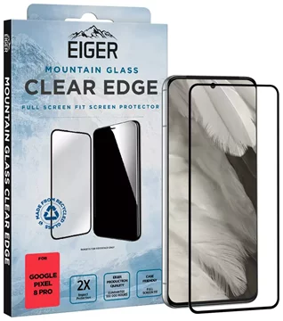 Eiger Mountain Glass CLEAR EDGE für Google Pixel 8 Pro transparent  