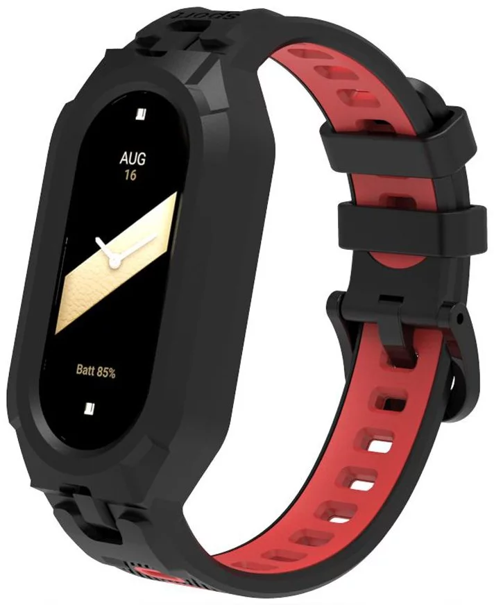 Remienok TECH-PROTECT ARMOUR XIAOMI SMART BAND 8 / 8 NFC BLACK/RED (9490713935057)