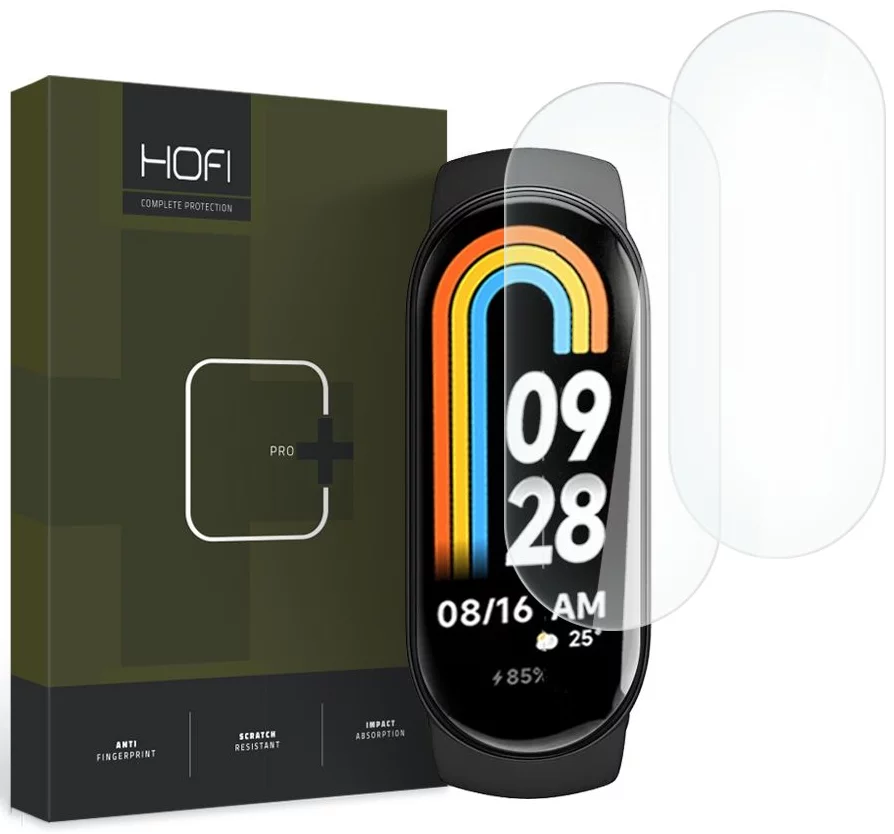Levně Ochranná fólia HOFI HYDROFLEX PRO+ HYDROGEL FOIL 2-PACK XIAOMI SMART BAND 8 / 8 NFC CLEAR (9490713935385)
